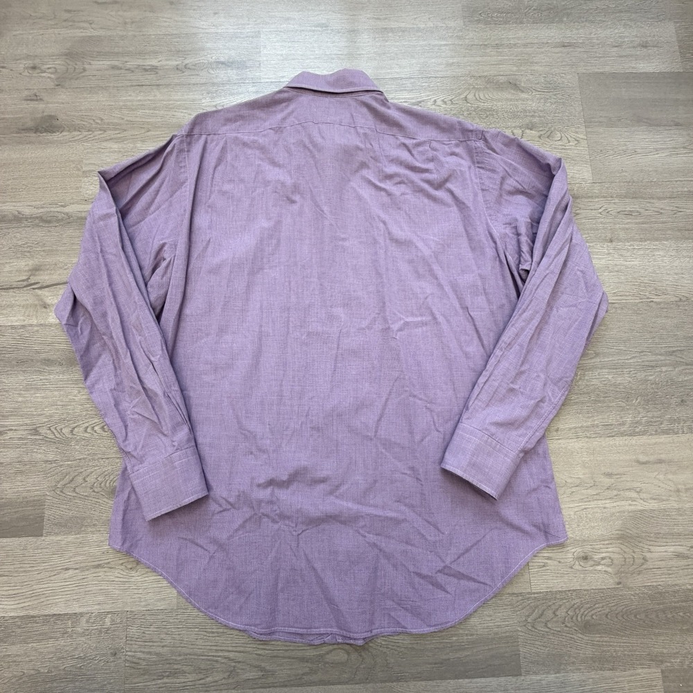Polo Ralph Lauren Philip Dress Shirt Mens 16 34/35 Purple Lavender Check - Picture 4 of 9